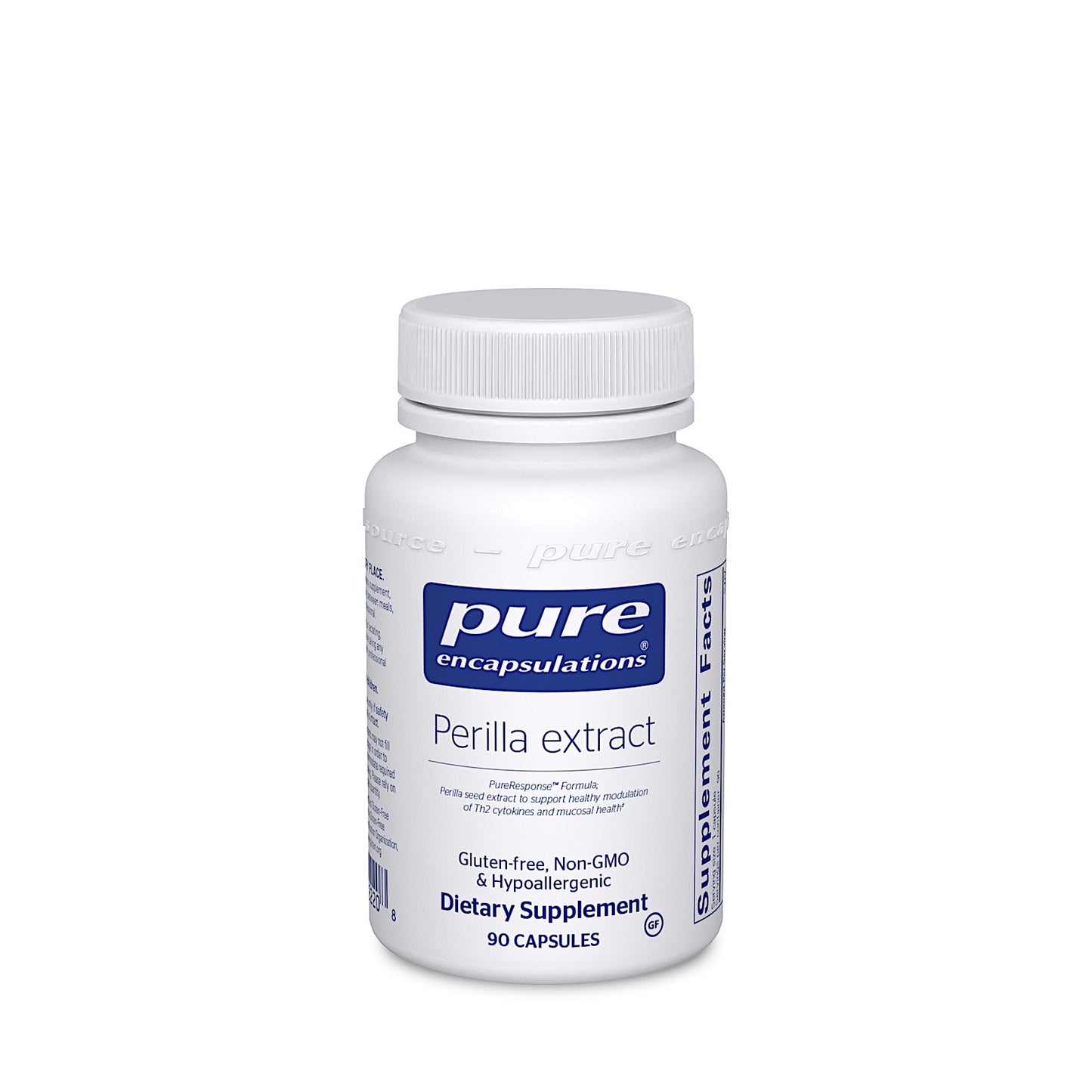 Pure Encapsulations, Perilla extract, 90 Capsules UPC 766298022208 | HiLife Vitamins