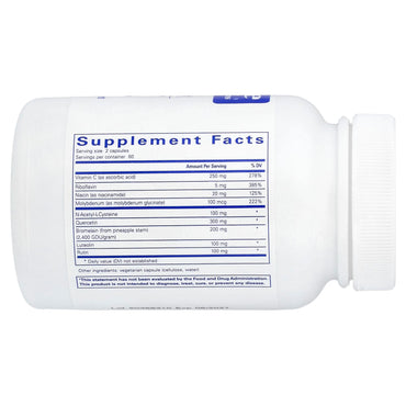 Pure Encapsulations, Hist Reset, 120 Capsules UPC 766298023519 | Hilife Vitamins
