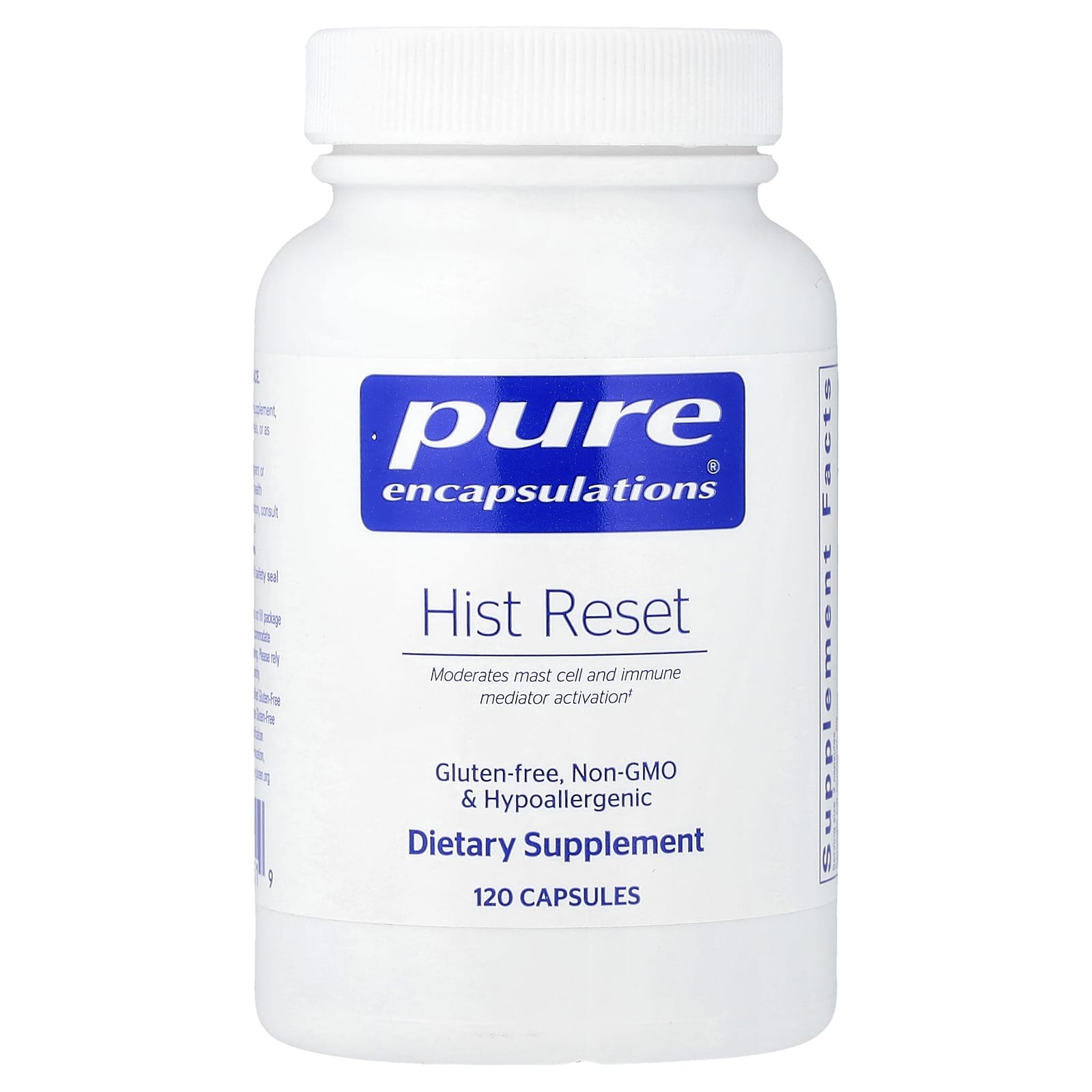 Pure Encapsulations, Hist Reset, 120 Capsules UPC 766298023519 | Hilife Vitamins