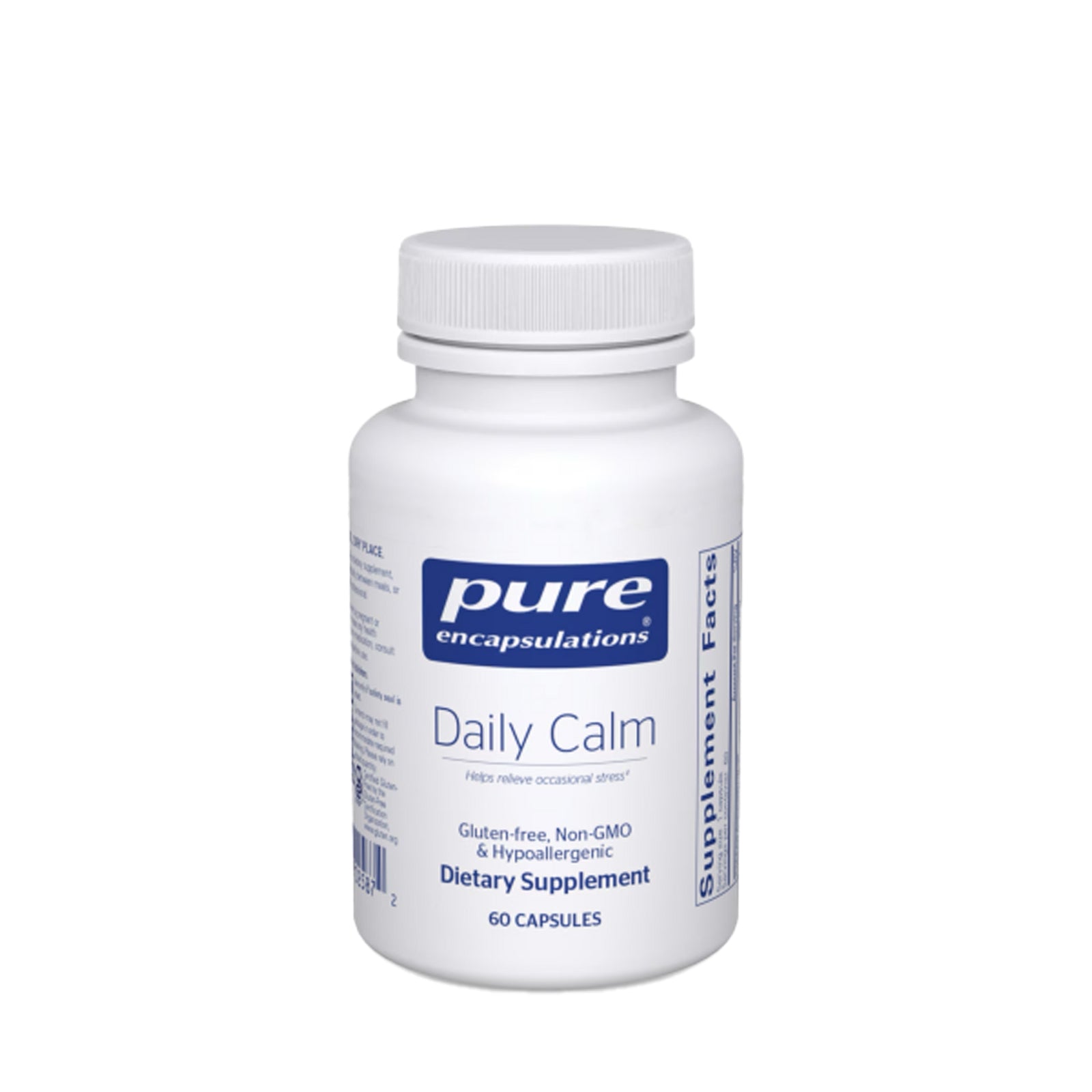 Pure Encapsulations, Daily Calm, 60 Capsules UPC 766298025872 | HiLife Vitamins