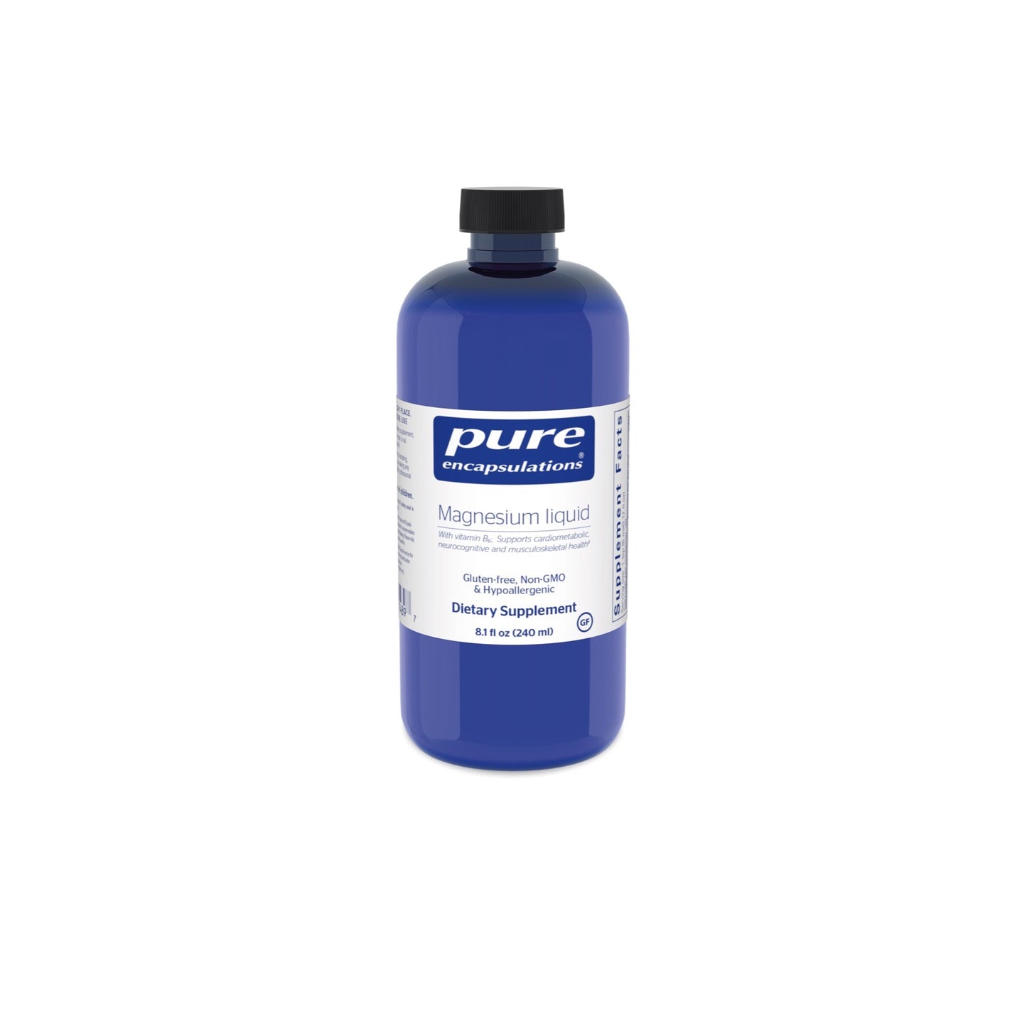 Pure Encapsulations, Magnesium liquid, 8.1 Fl Oz UPC 766298114897 | HiLife Vitamins
