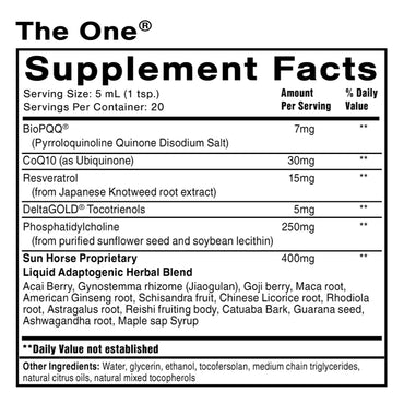 Quicksilver Scientific, The One, 3.38 fl. oz (100 ml) UPC 653341623003 | HiLife Vitamins