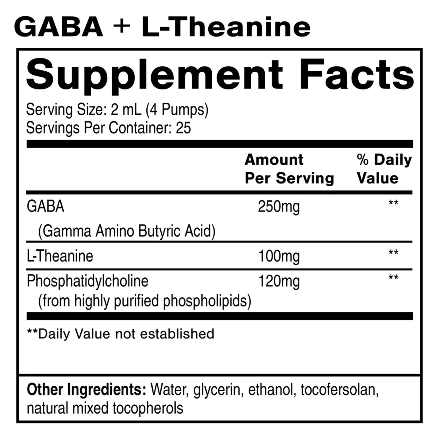 Quicksilver Scientific, Liposomal Gaba With L-Theanine, 1.7 fl oz UPC 653341620002 | HiLife Vitamins