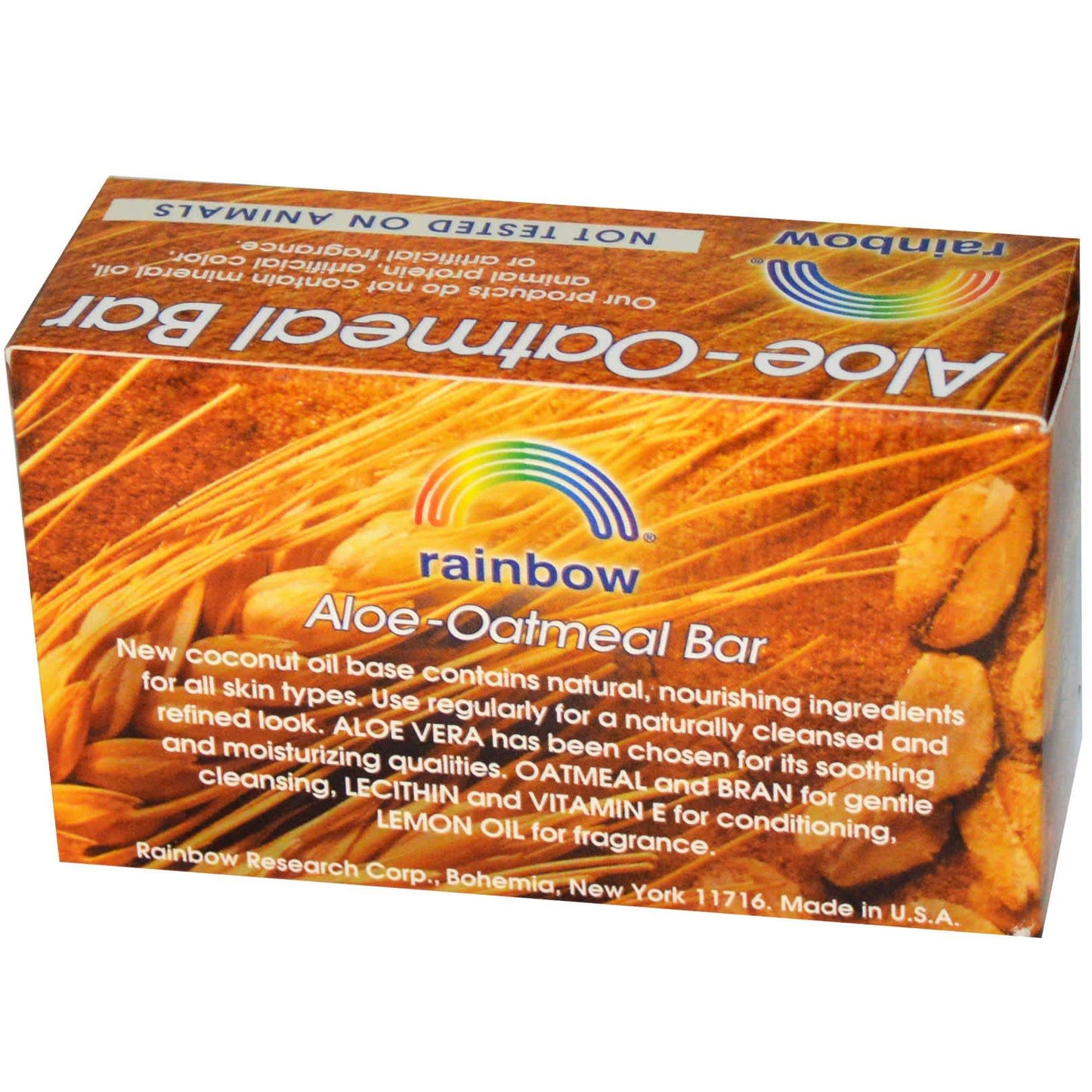 Rainbow Research, Aloe-Oatmeal Bar, 4.2 oz UPC 000518500016 | HiLife Vitamins