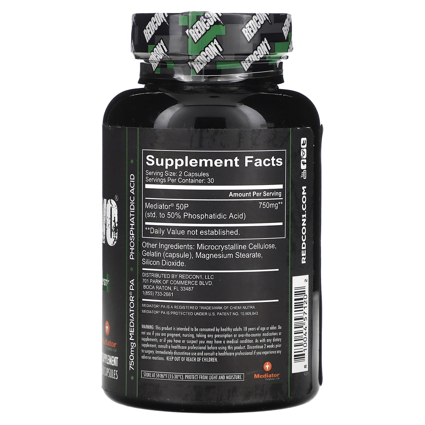 Redcon1, 11 Bravo, Muscle Building Catalyst, 60 Capsules UPC 810044571202 | HiLife Vitamins