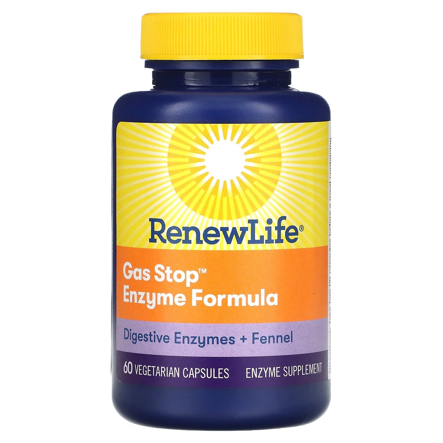 Renew Life, Gasstop, 60 Vegetable Capsules UPC 631257534897 | HiLife Vitamins