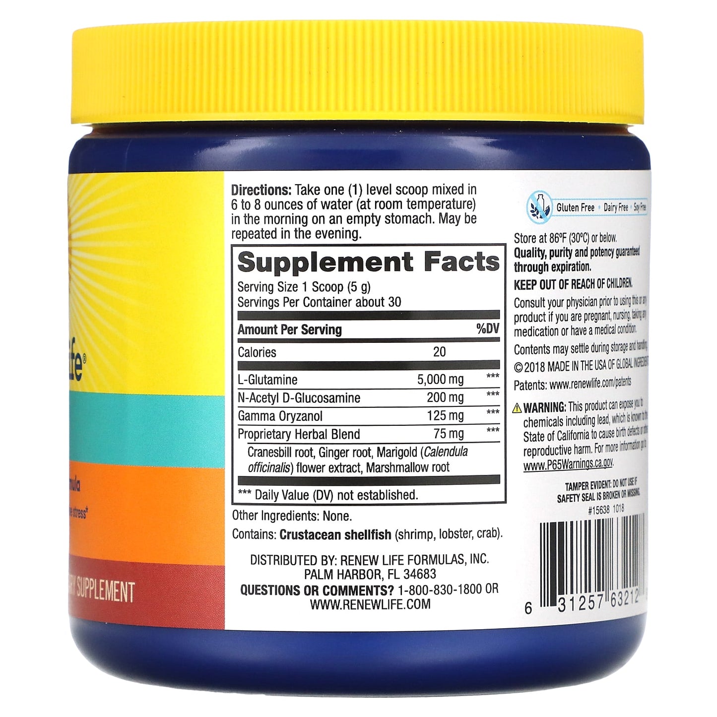 Renew Life, Intestinew, 5.7 Oz UPC 631257632128 | HiLife Vitamins