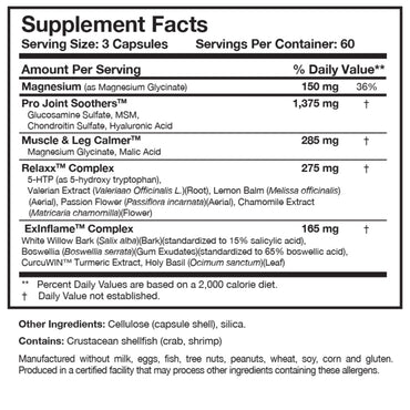 Researched Nutritionals, Soothe & Relaxx™, 180 Capsules UPC 893295002046 | HiLife Vitamins