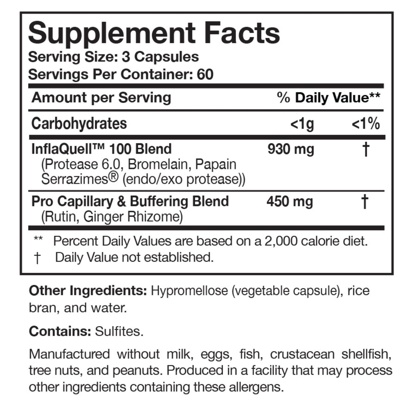 Researched Nutritionals, InflaQuell™, 180 Capsules UPC 893295002077 | HiLife Vitamins