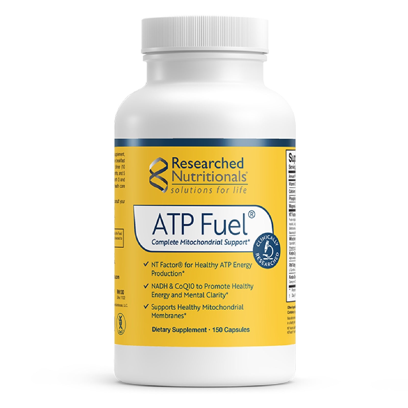 Researched Nutritionals, ATP Fuel®, 150 Capsules UPC 893295002220 | HiLife Vitamins