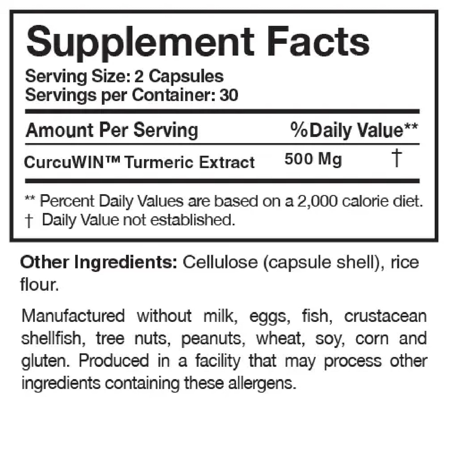 Researched Nutritionals, Curcumin Pure™, 60 Capsules UPC 893295002503 | HiLife Vitamins