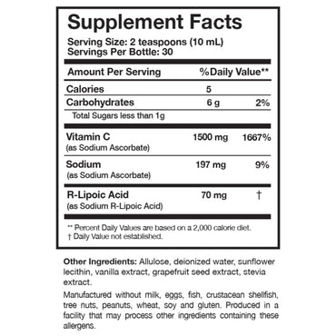 Researched Nutritionals, C-RLA™ Vanilla Caramel, 10 fl. oz (300 mL) UPC 893295002572 | HiLife Vitamins