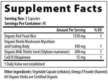 Restorative Formulations, Cholesterol Care, 120 Capsules UPC 850030558015 | HiLife Vitamins