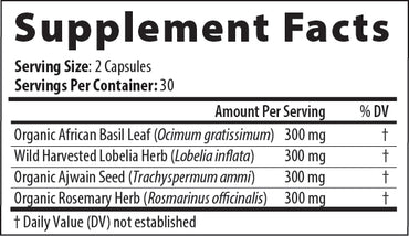 Restorative Formulations, Respiratory EZ, 60 Capsules UPC 850030558183 | HiLife Vitamins