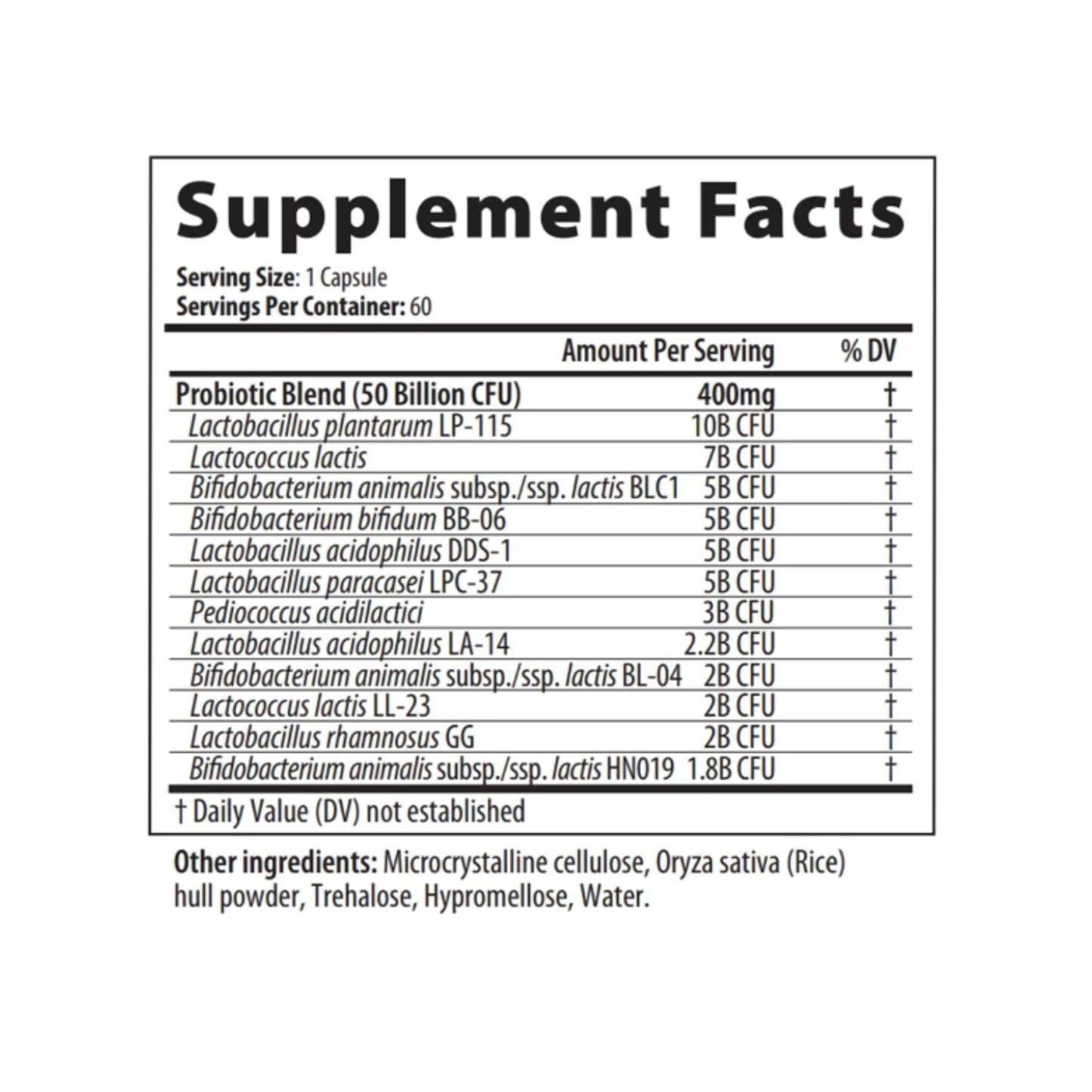 Restorative Formulations, Microbiome Synergy, 60 Vegi-Capsules UPC 850030558824 | Hilife Vitamins