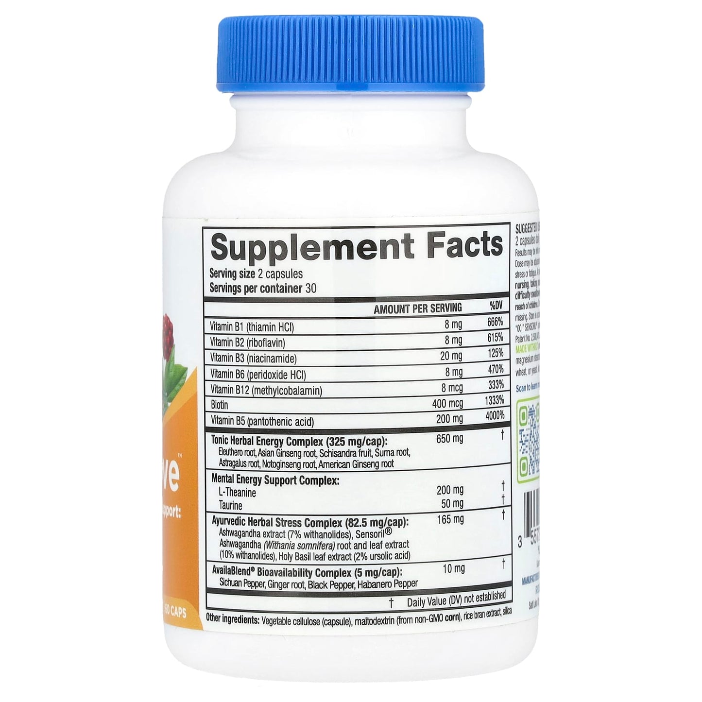 Ridgecrest Herbals, Adrenal Fatigue Fighter, 60 Vegan Capsules UPC 355724003104 | HiLife Vitamins