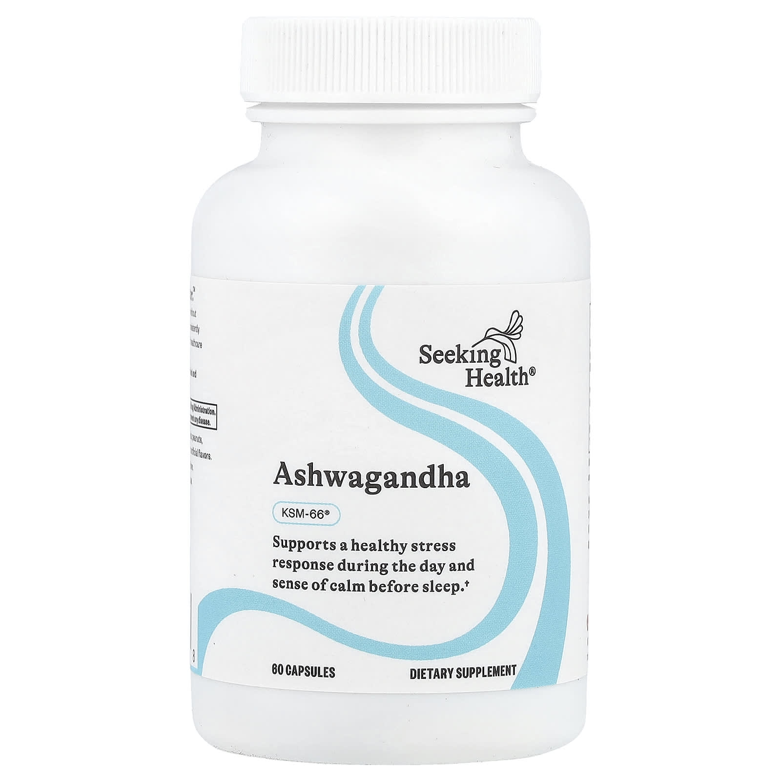 Seeking Health, Ashwagandha, KSM-66, 60 Capsules UPC 810007520148 | HiLife Vitamins