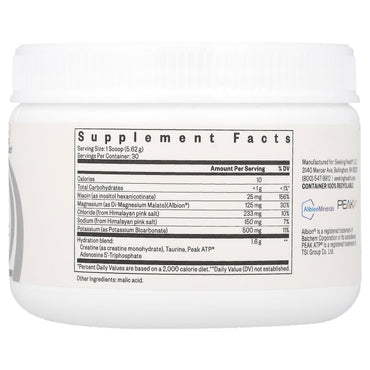 Seeking Health, Optimal Electrolyte, Unflavored, 5.94 oz (168.6 g) UPC 810007520346 | HiLife Vitamins