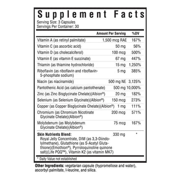 Seeking Health, Skin Nutrients, 90 Capsules UPC 810007521657 | HiLife Vitamins