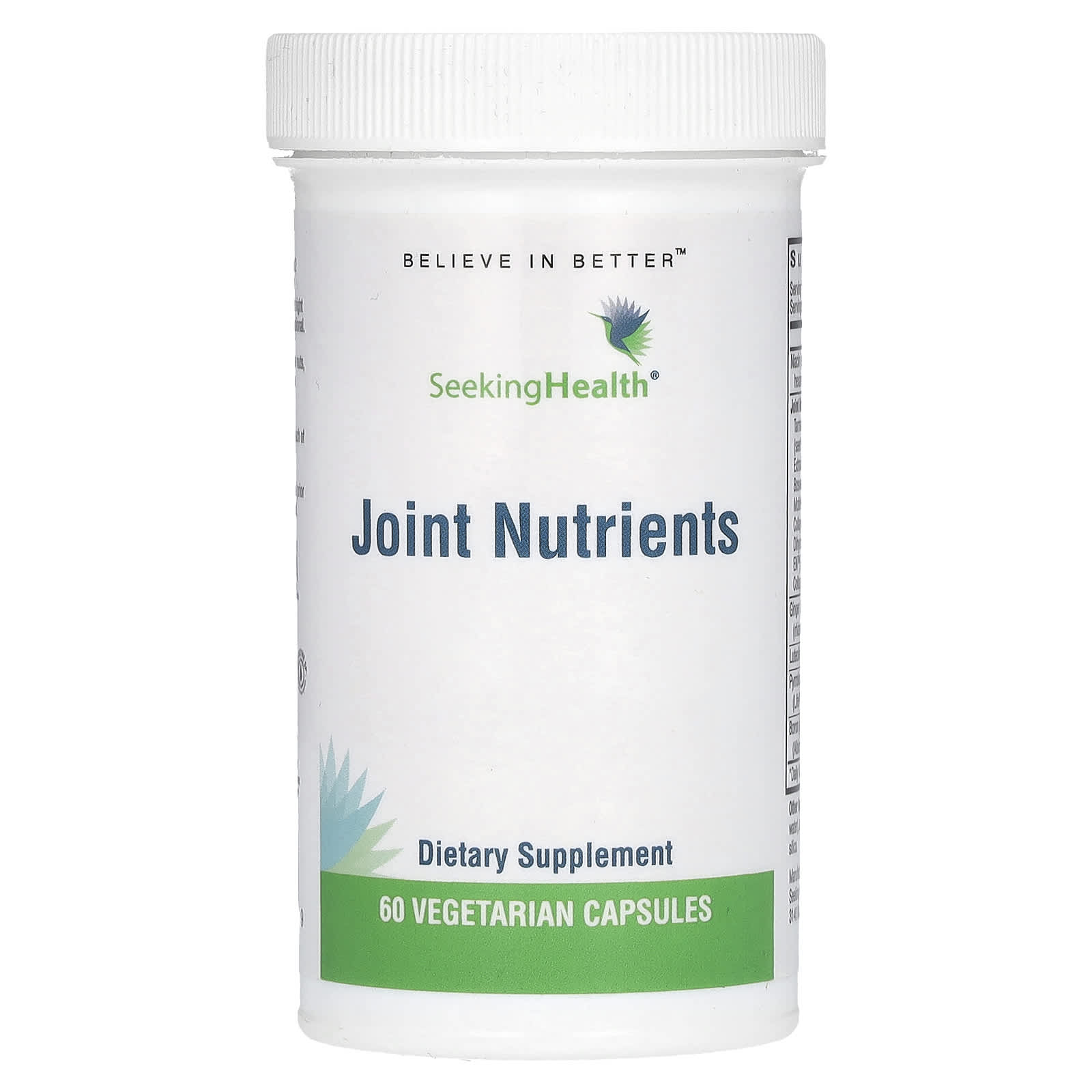 Seeking Health, Joint Nutrients, 60 Vegetarian Capsules UPC 810007521879 | HiLife Vitamins