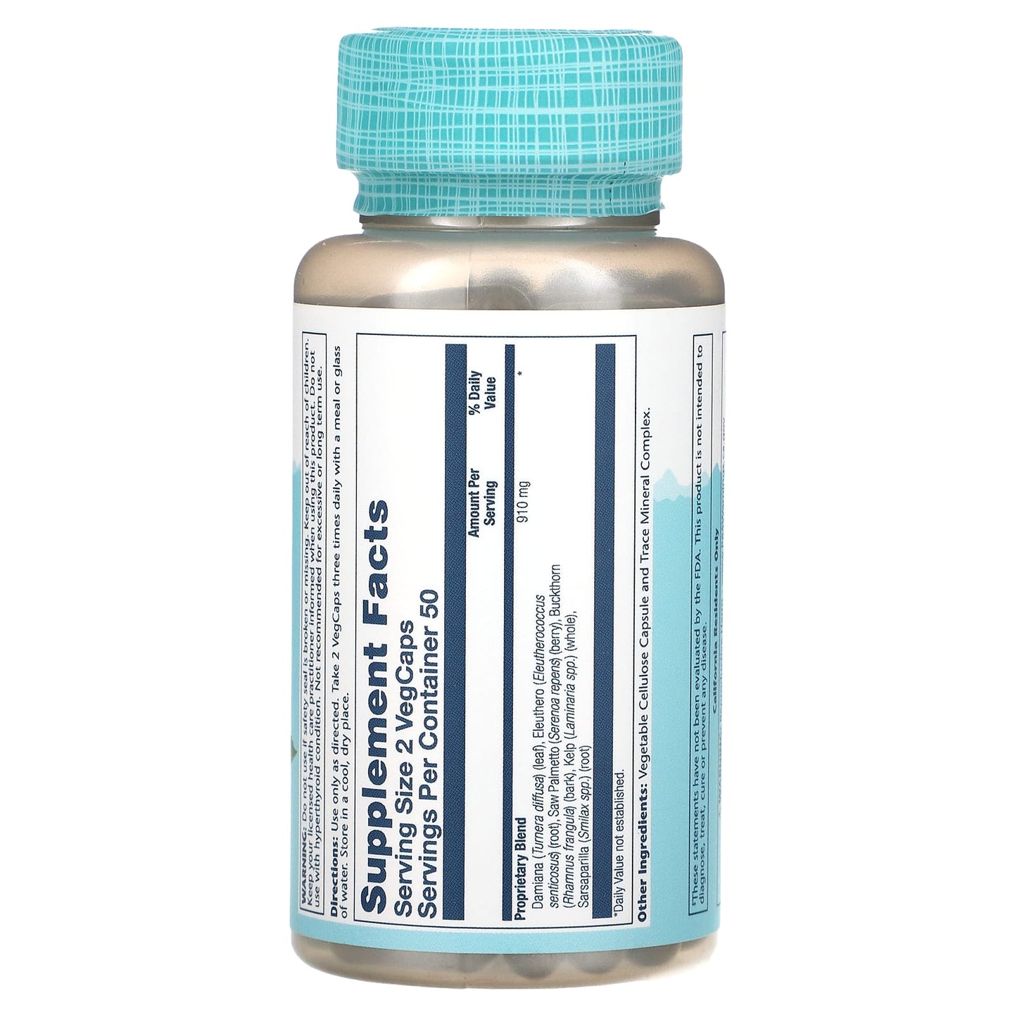 Solaray, Hormone Blend SP-1, 100 VegCaps UPC 076280002102 | HiLife Vitamins