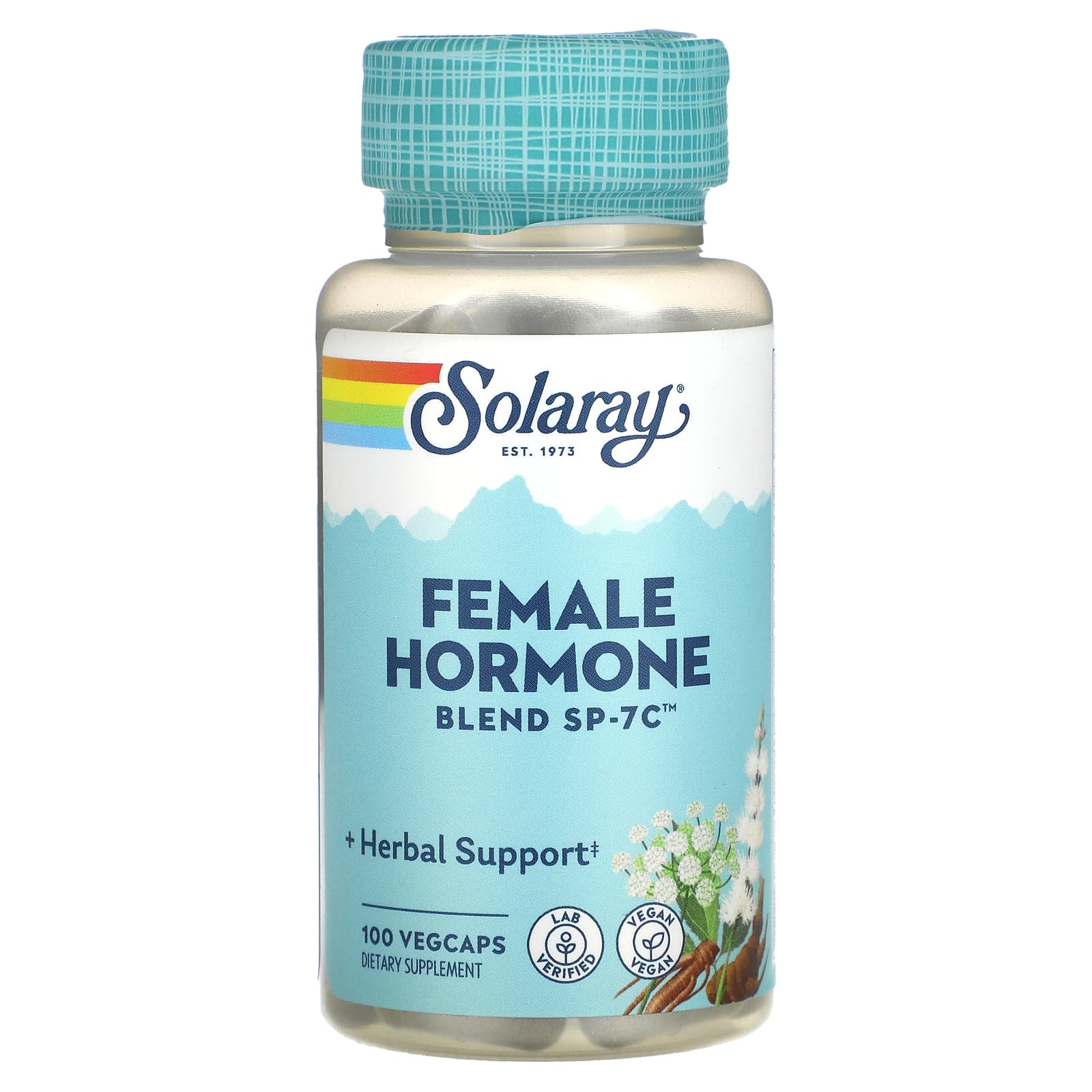 Solaray, Female Hormone Blend Sp-7c, 100 VegCaps UPC 076280002768 | HiLife Vitamins