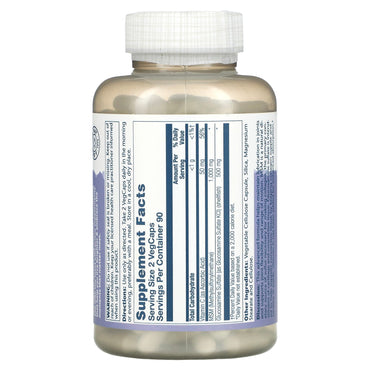 Solaray, MSM & Glucosamine 500/250mg, 180 VegCaps UPC 076280008562 | HiLife Vitamins