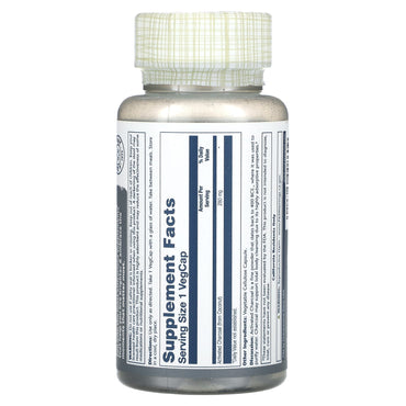 Solaray, Activated Charcoal, 280 mg, 90 VegCaps UPC 076280008609 | HiLife Vitamins