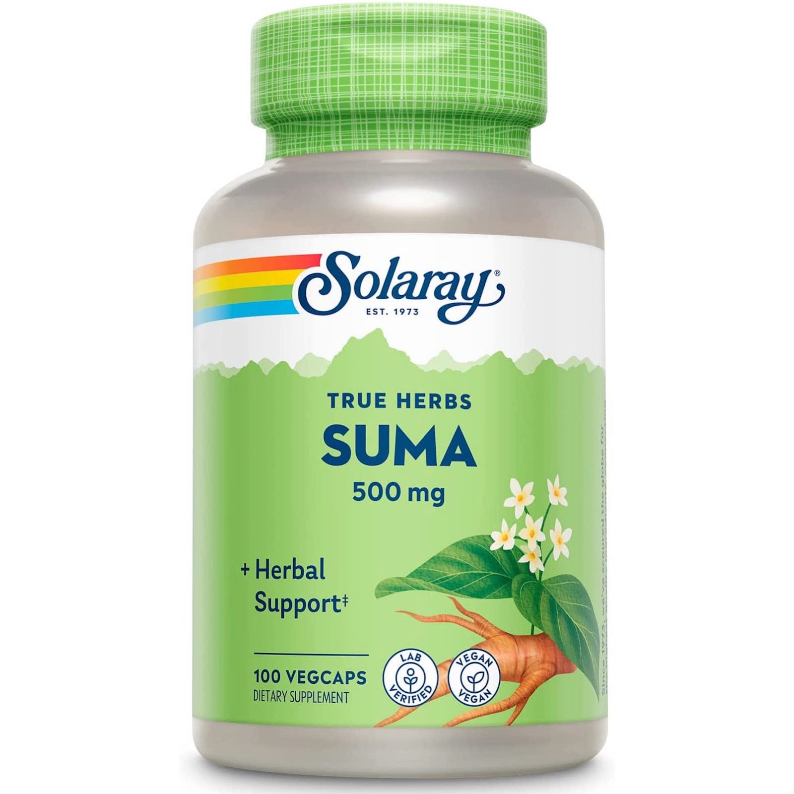 Solaray, Suma 500mg, 100 VegCaps UPC 076280016154 | HiLife Vitamins