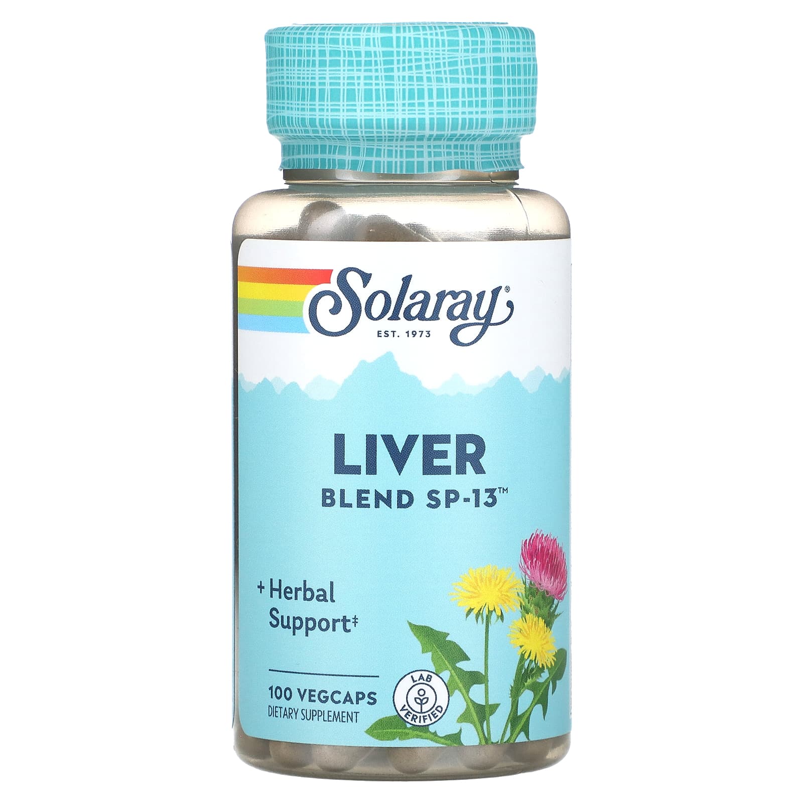 Solaray, Liver Blend Sp-13, 100 VegCaps UPC 076280021301 | HiLife Vitamins