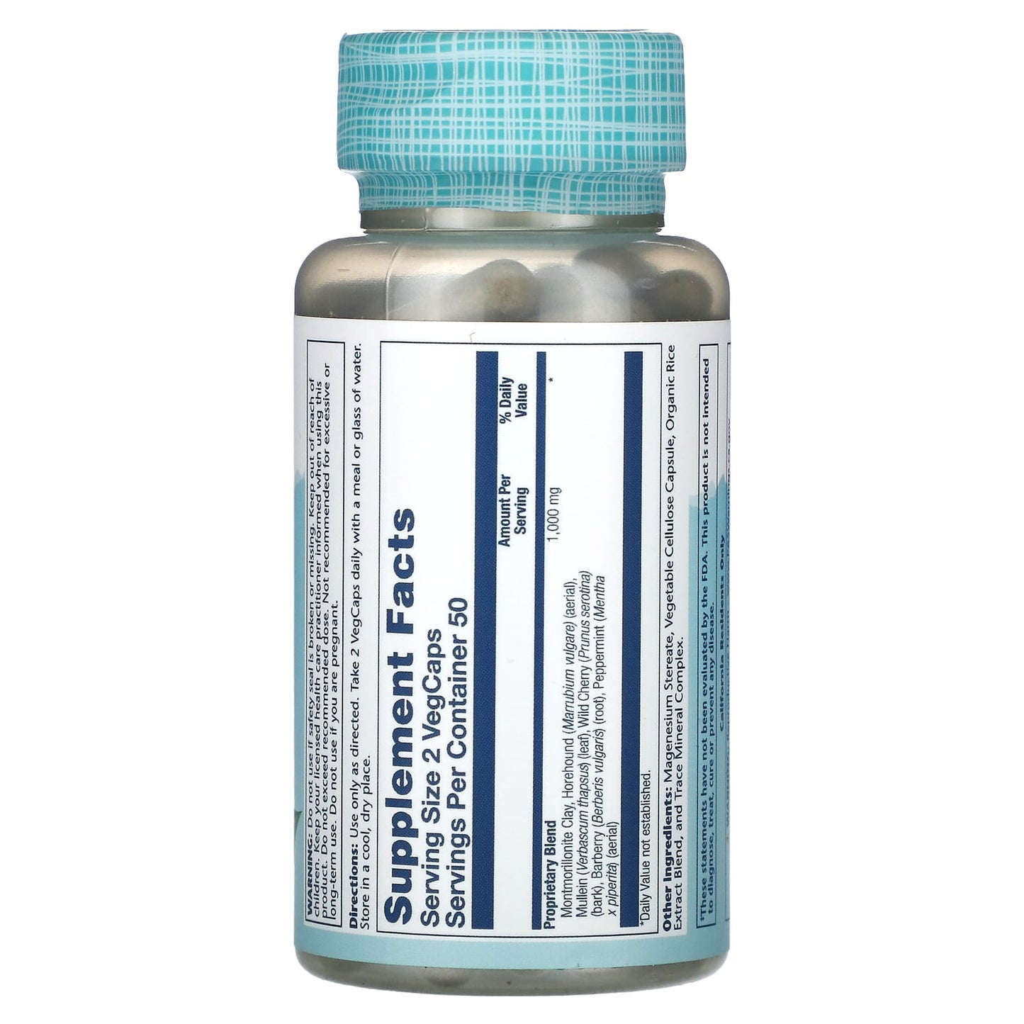 Solaray, Histamine Blend SP-33, 100 VegCaps UPC 076280023305 | HiLife Vitamins