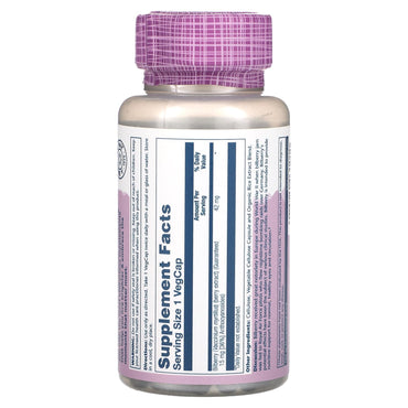 Solaray, Vital Extracts, Bilberry, 42 mg, 120 VegCaps UPC 076280031010 | HiLife Vitamins