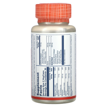 Solaray, Hawthorn Cardiovascular Blend with COQ10, 90 VegCaps UPC 076280036657 | HiLife Vitamins