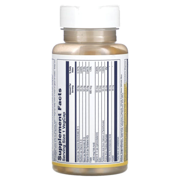 Solaray, Vitamin B-Complex 50, 100 VegCaps UPC 076280042719 | HiLife Vitamins