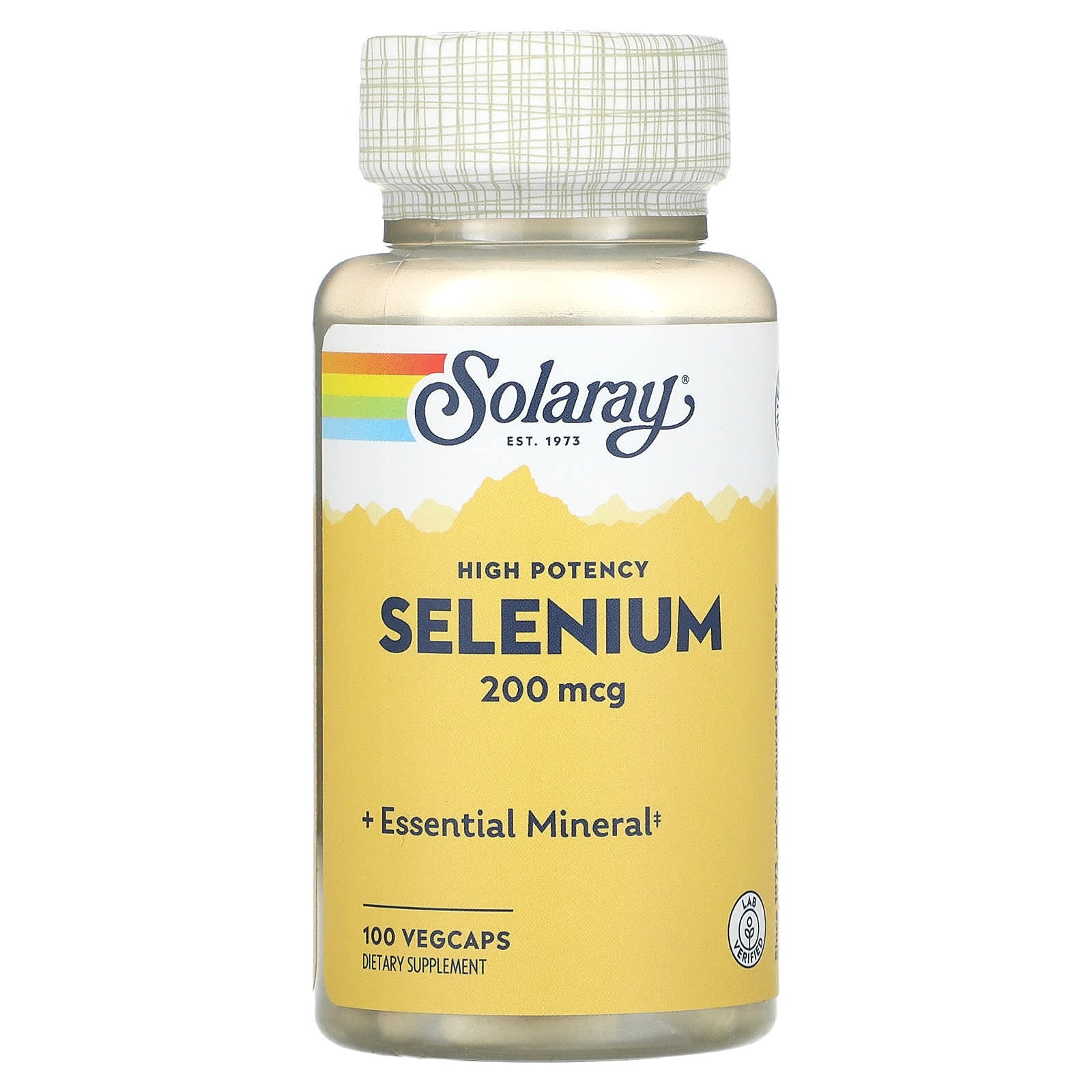 Solaray, Selenium 200 mcg, 100 VegCaps UPC 076280046953 | HiLife Vitamins