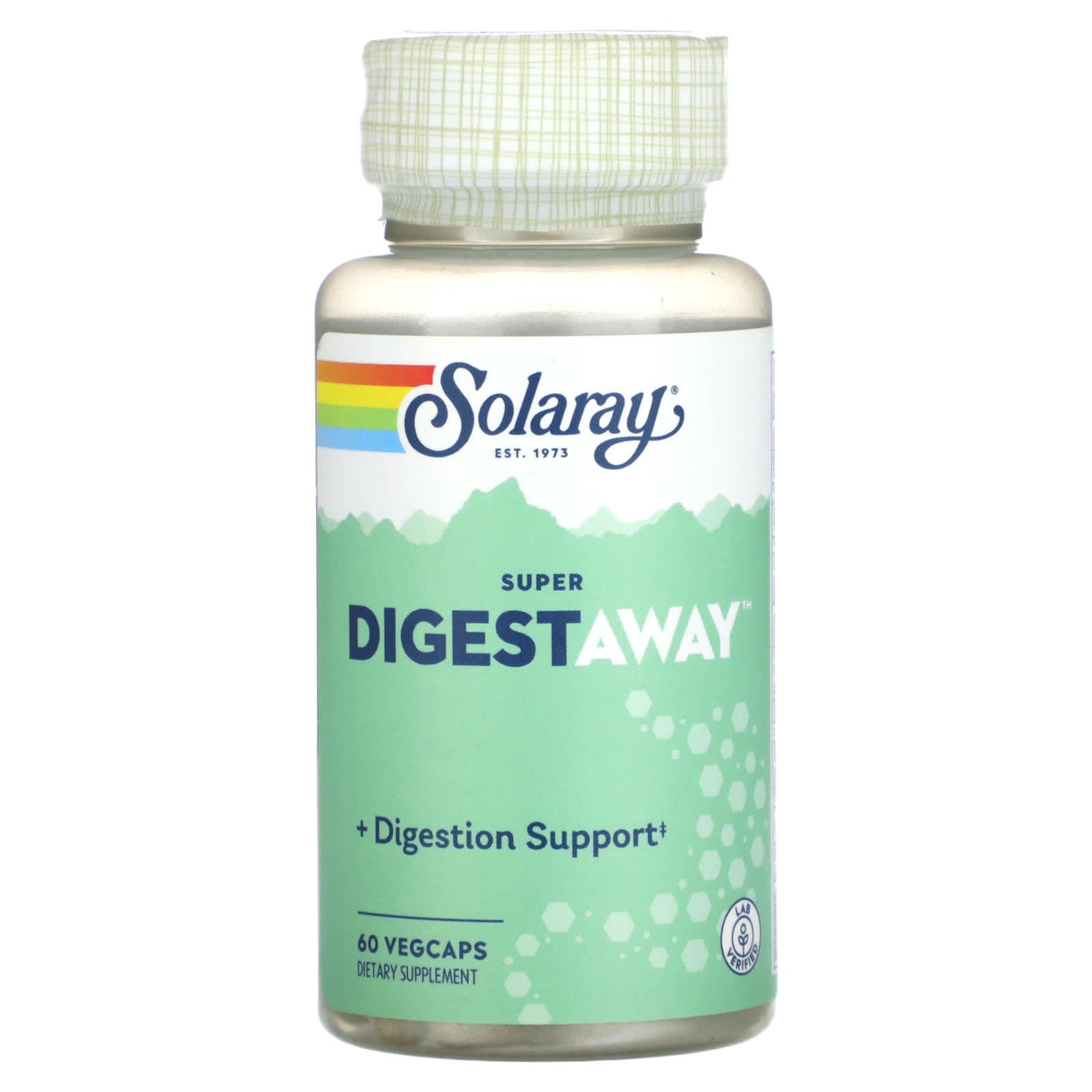 Solaray, Super Digest Away, 60 VegCaps UPC 076280048001 | HiLife Vitamins