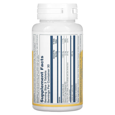 Solaray, L-Lysine, 333 mg, 90 Tablets UPC 076280048605 | HiLife Vitamins