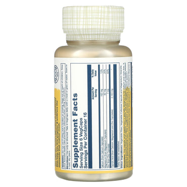 Solaray, Capryl, Sodium-Free, Resin-Free, 100 VegCaps UPC 076280081305 | HiLife Vitamins