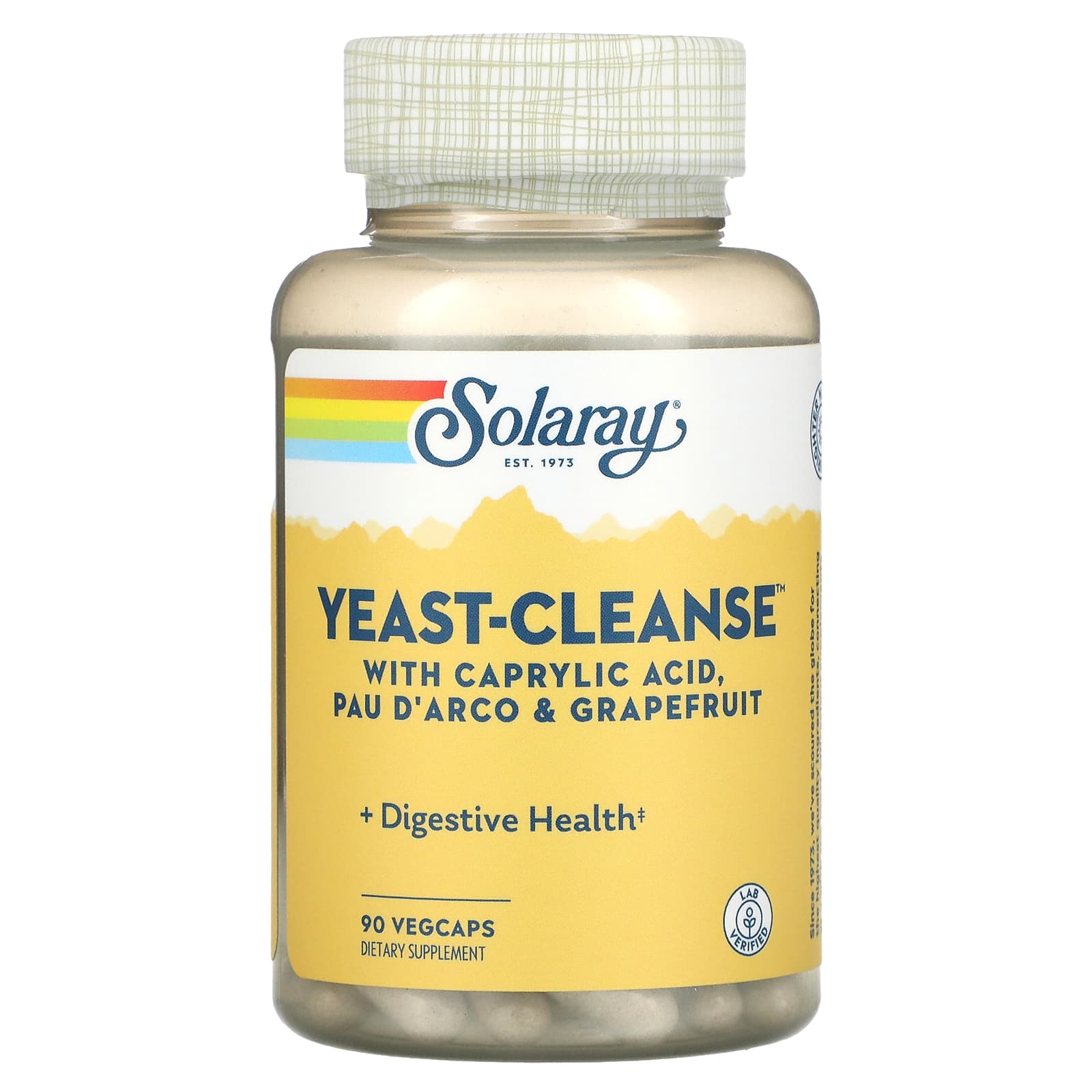 Solaray, Yeast-Cleanse, 90 VegCaps UPC 076280081329 | HiLife Vitamins