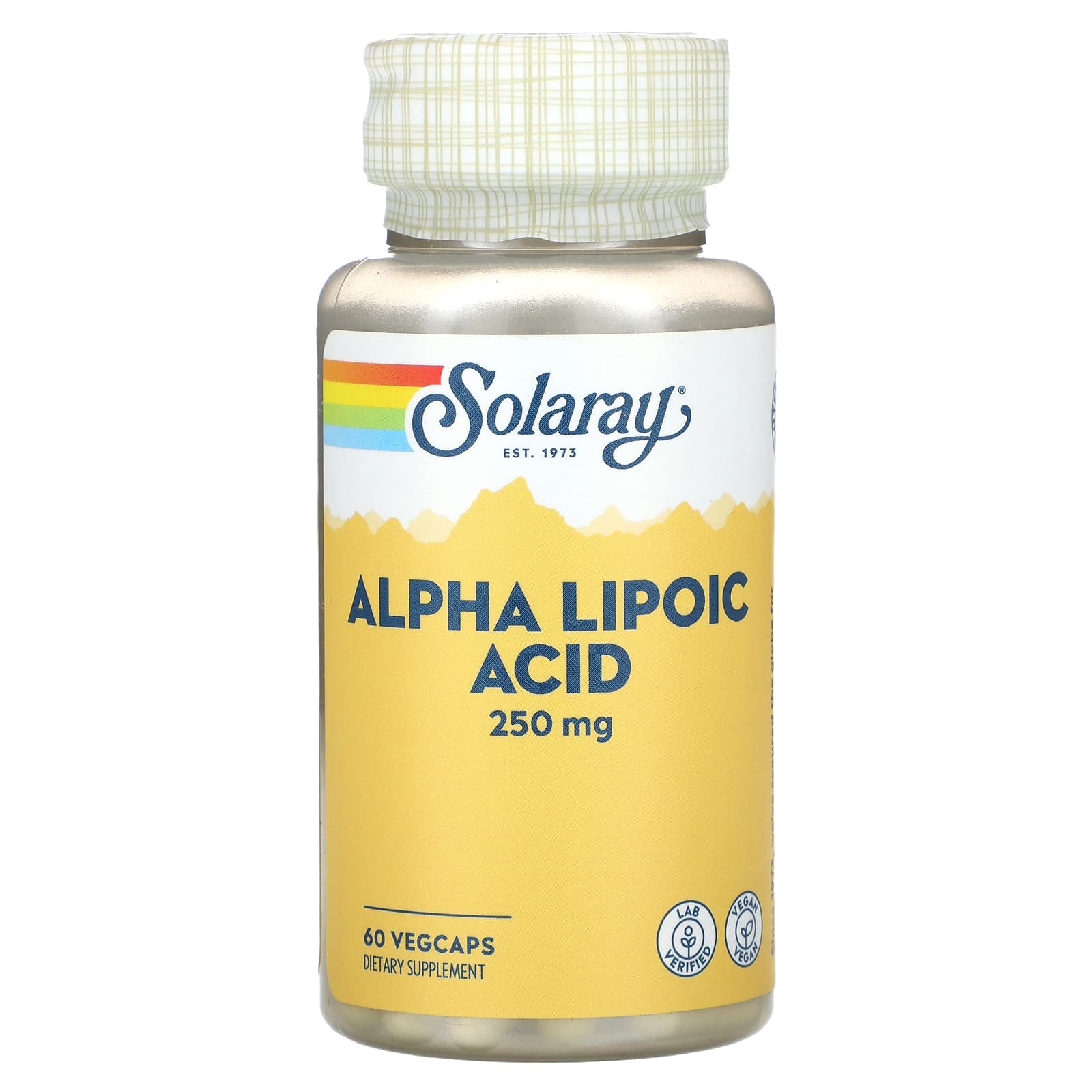 Solaray, Alpha Lipoic Acid, 250 mg, 60 VegCaps UPC 076280083194 | HiLife Vitamins