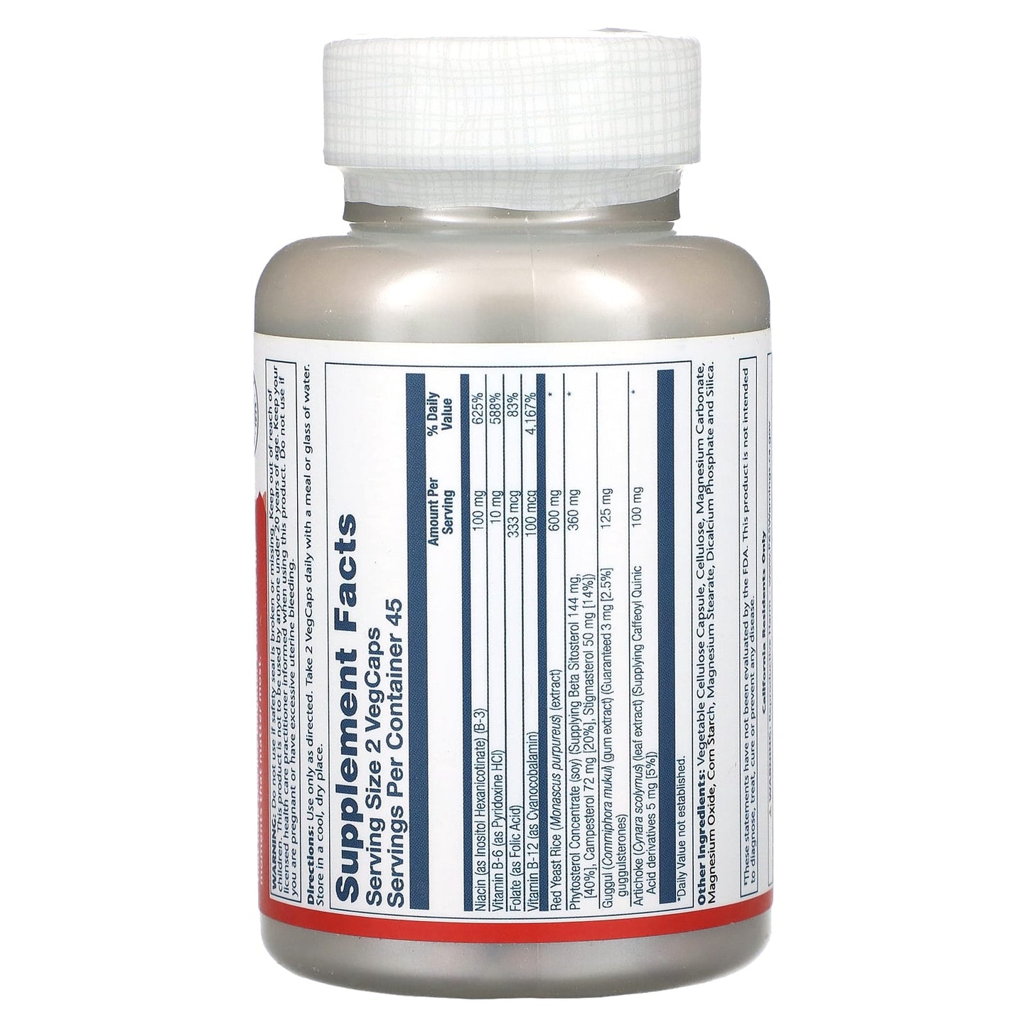 Solaray, Cardio Complete with Red Yeast Rice, Guggul & Artichoke, 90 VegCaps UPC 076280083866 | HiLife Vitamins