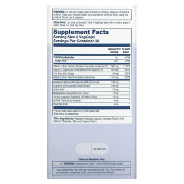Solaray, ImmuFight Maximum Daily Defens, 90 VegCaps UPC 076280146714 | HiLife Vitamins