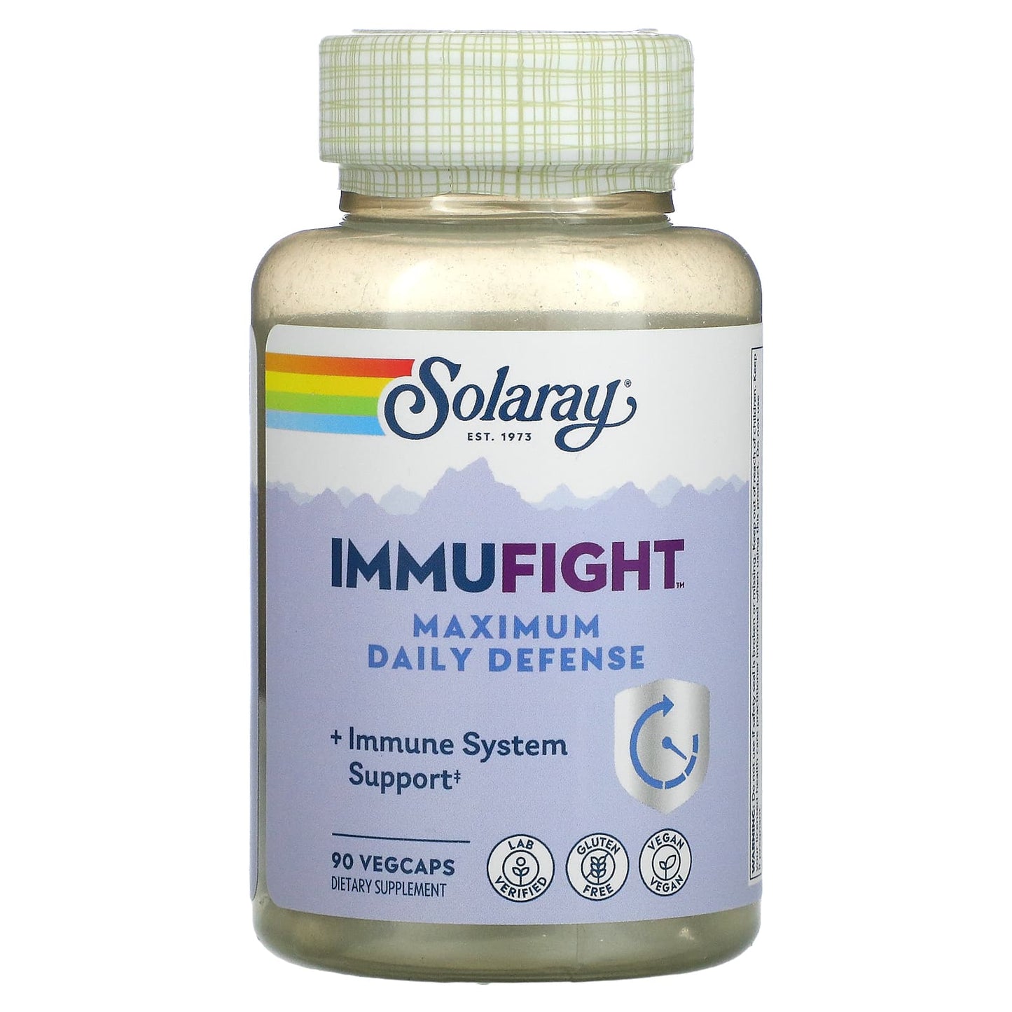 Solaray, ImmuFight Maximum Daily Defens, 90 VegCaps UPC 076280146714 | HiLife Vitamins