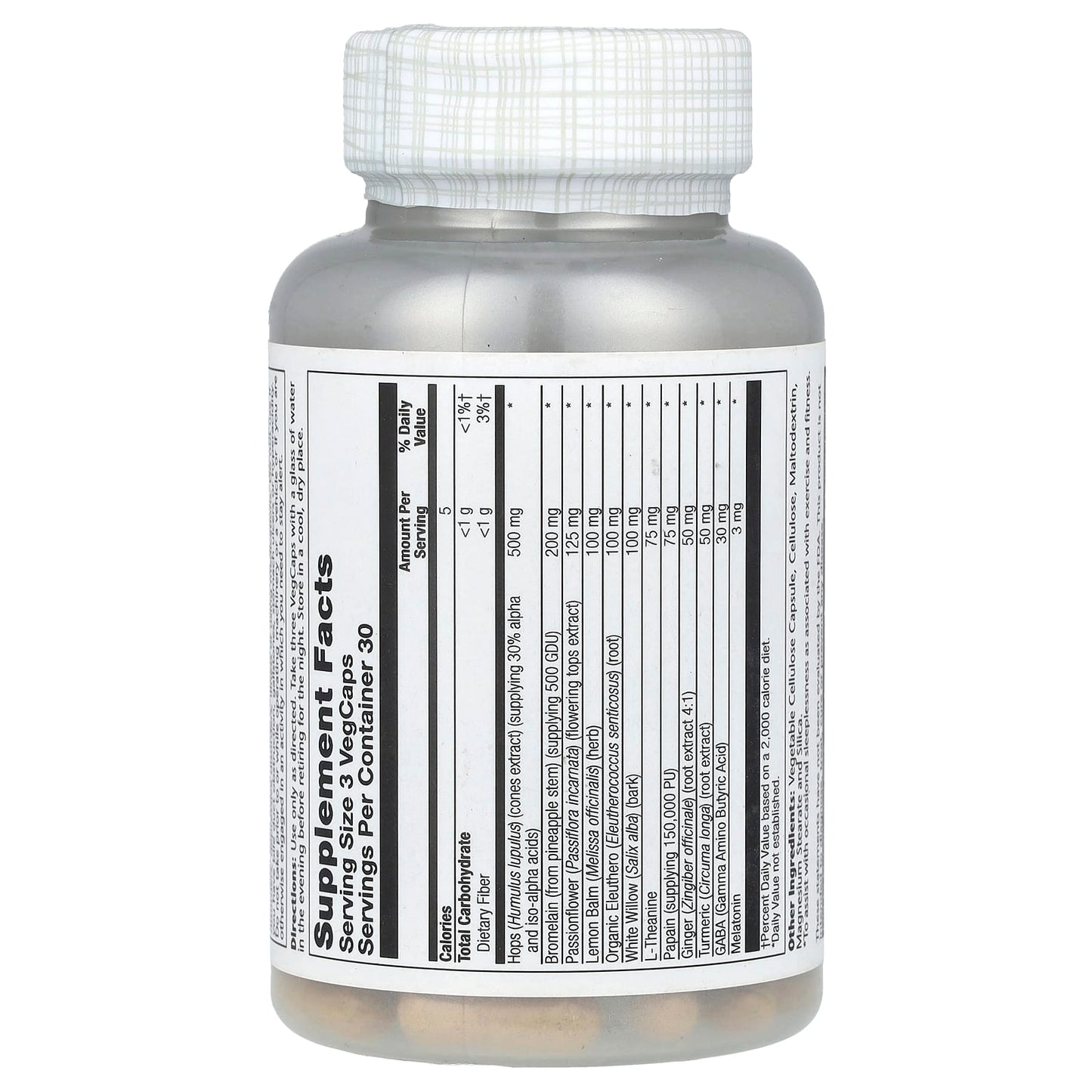 Solaray, IbuActin PM, 90 VegCaps UPC 076280175608 | HiLife Vitamins