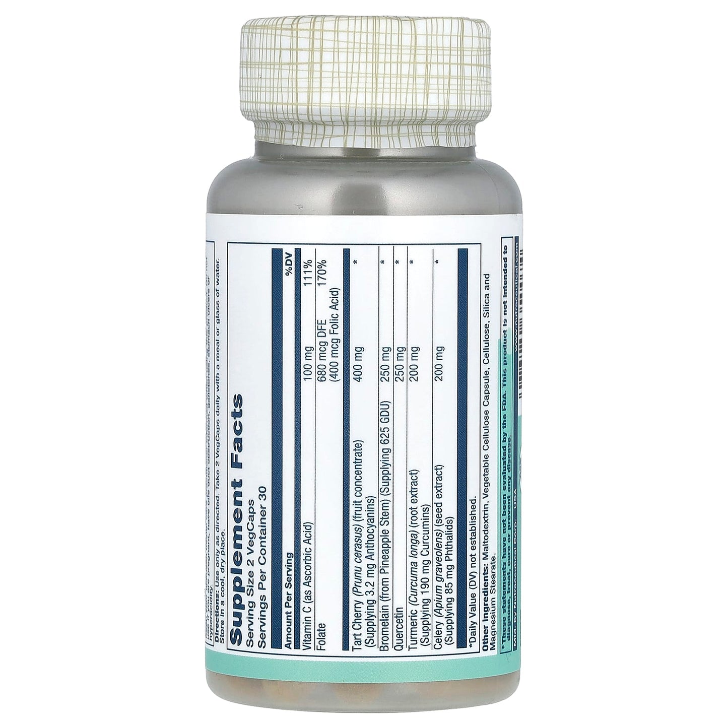 Solaray, Total Cleanse Uric Acid, 60 VegCaps UPC 076280350074 | HiLife Vitamins