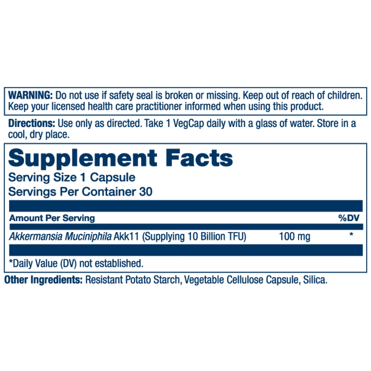 Solaray, Akkermansia Postbiotic, 30 VegCaps UPC 076280352740 | HiLife Vitamins