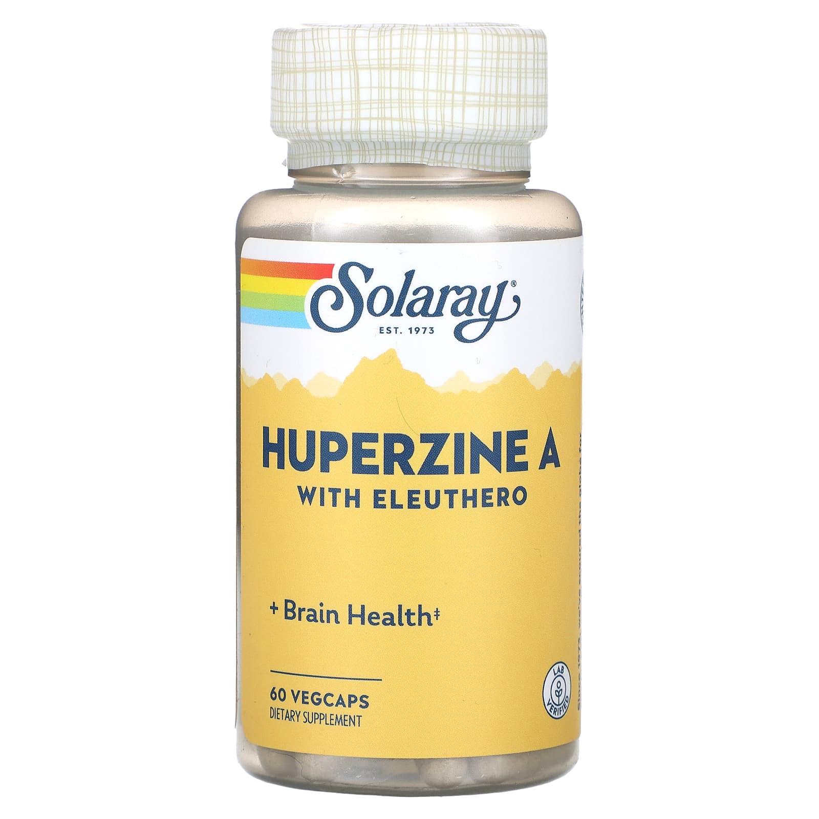 Solaray, Huperzine A with Eleuthero, 60 VegCaps UPC 076280366624 | HiLife Vitamins