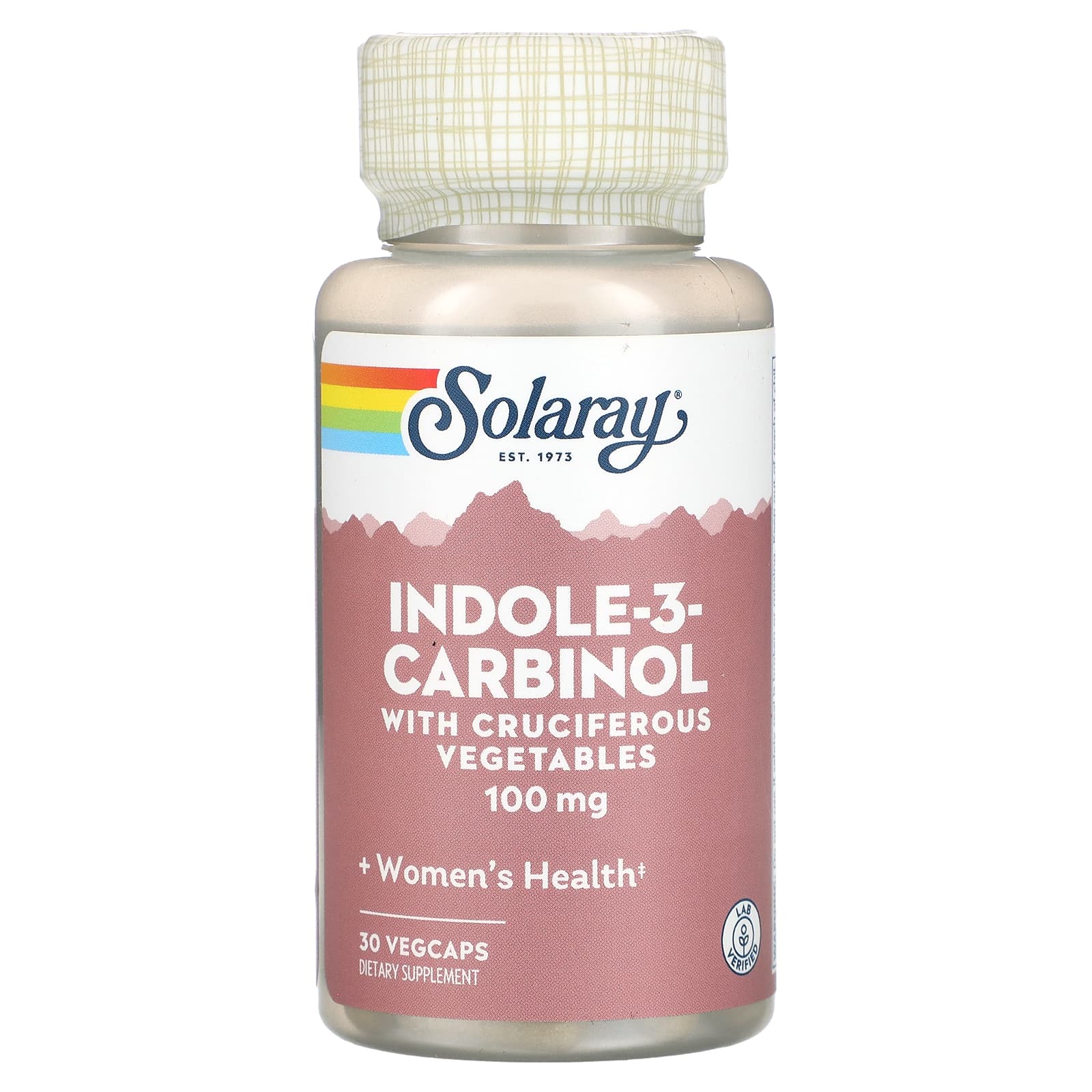 Solaray, Indole-3-Carbinol With Cruciferous Vegetables, 100 mg, 30 Capsules UPC 076280366648 | HiLife Vitamins
