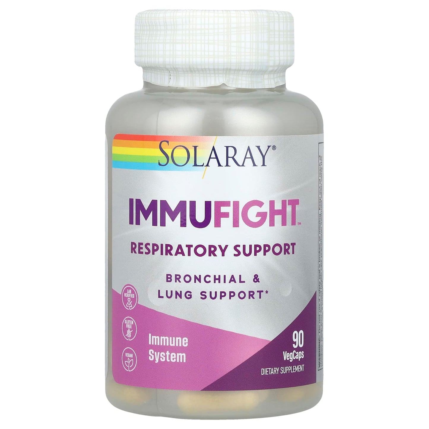 Solaray, ImmuFight Respiratory Support, 90 VegCaps UPC 076280563160 | HiLife Vitamins