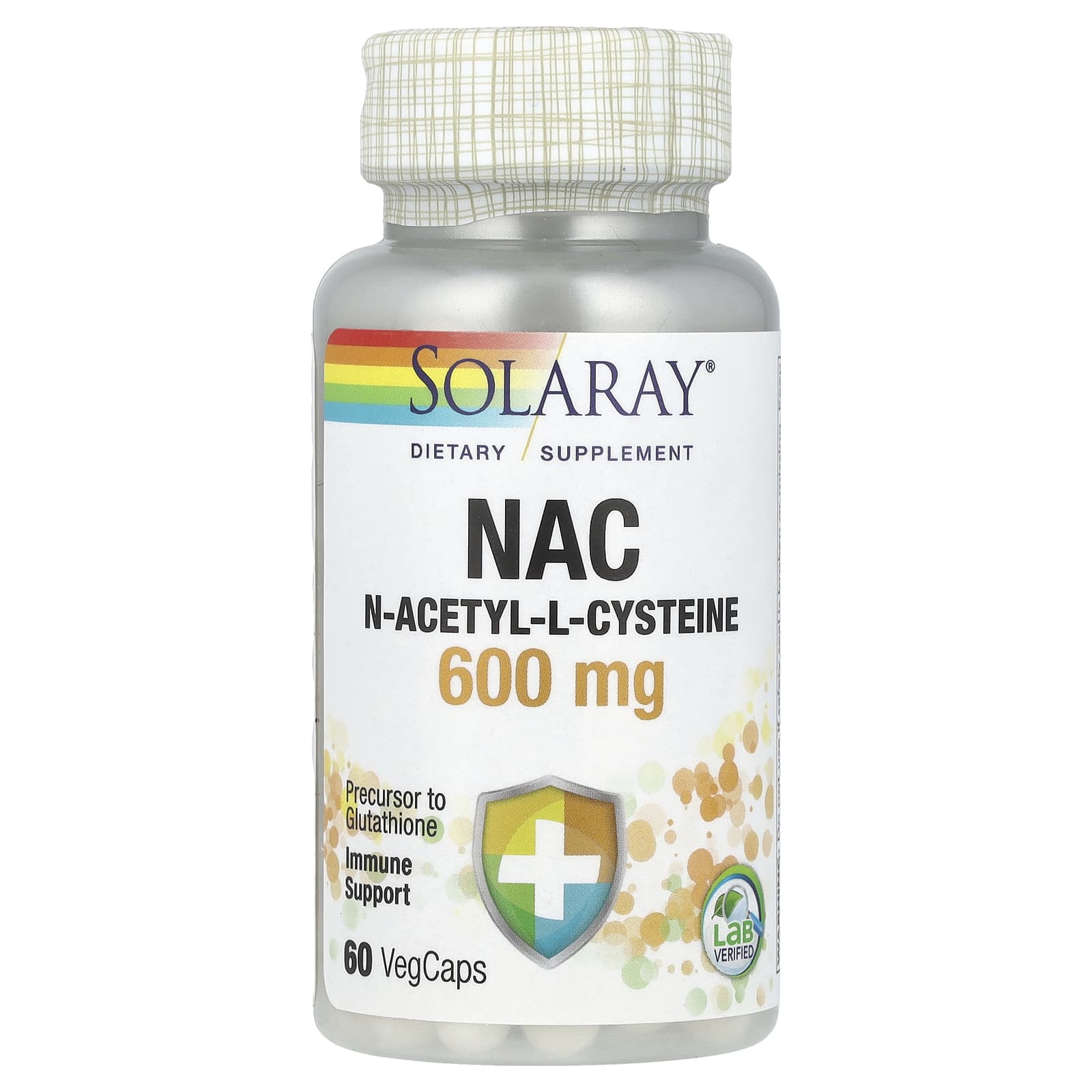 Solaray, NAC, 600 mg, 60 Vegetarian Capsules - 076280572322 Solaray, NAC, 600 mg, 60 Vegetarian Capsules - 076280572322